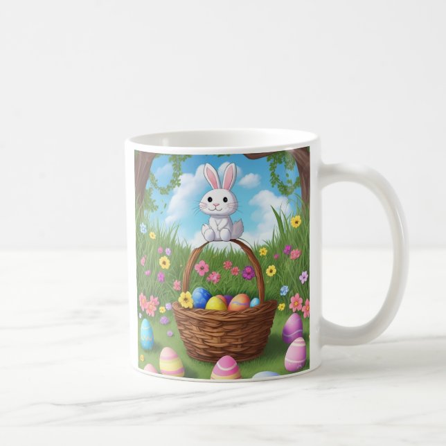 Hippity Hop Name Easter  Coffee Mug (Right)