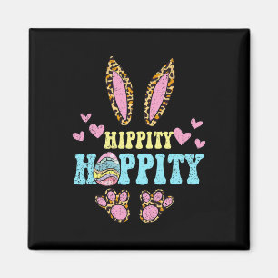 Hippity Hoppity Easter Bunny Egg Hunting Rabbit Sp Magnet