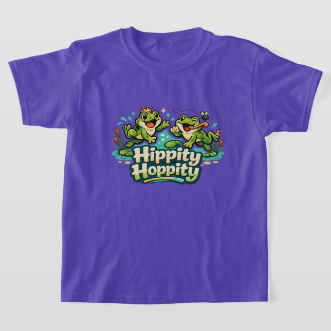 Hippity Hoppity Frogs T-Shirt (Laydown)