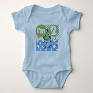 Hippo 2nd Birthday Tshirts and Gifts