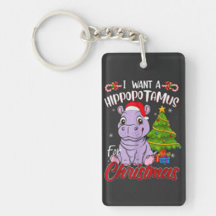 HIPPO Acrylic Keychain