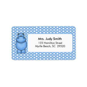 Hippo Address Label