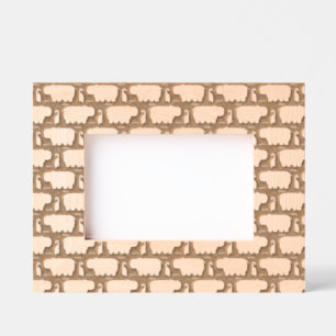 Hippo and bird - pink - nursery etched frames