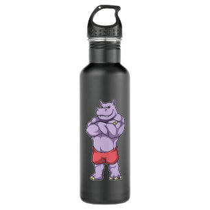 Hippo as Bodybuilder extreme 710 Ml Water Bottle