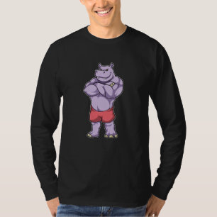 Hippo as Bodybuilder extreme T-Shirt