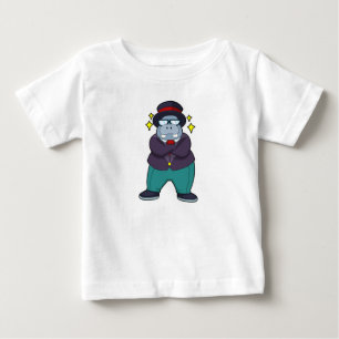 Hippo as Groom with Suit.PNG Baby T-Shirt