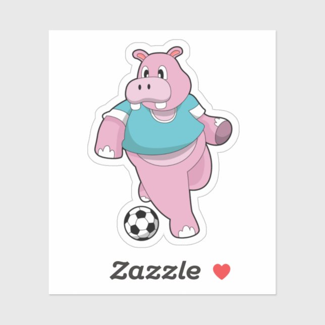 Hippo as Soccer player with Soccer.PNG (Sheet)