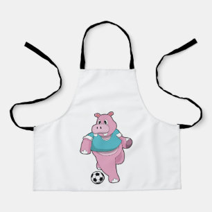 Hippo as Soccer player with Soccer.PNG Apron