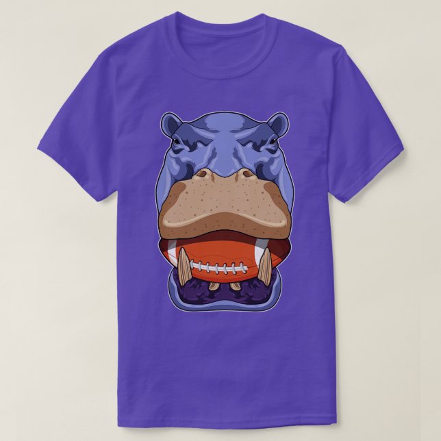 Hippo at  Sports 2 T-Shirt (Design Front)