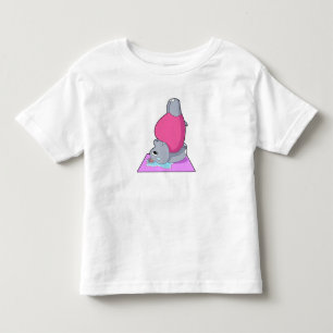 Hippo at Yoga Fitness Toddler T-Shirt