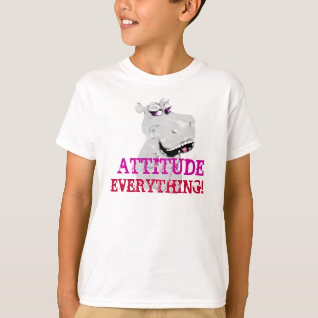 Hippo attitude kid's T-shirt (Front)