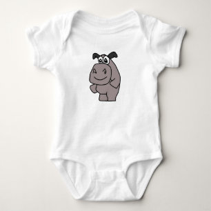 Hippo Baby Bodysuit