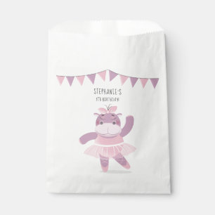 Hippo Ballerina Favour Bags