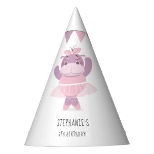 Hippo Ballerina Party Hat