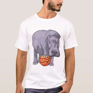Hippo Basketball player Basketball T-Shirt