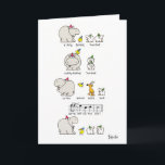 HIPPO BIRDIE CARD<br><div class="desc">A Boynton Classic. An unpretentious hippo, birdie, and two ewe make for what is, rumour has it, the bestselling birthday card ever. Over ten million copies sold. (!)</div>