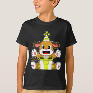 Hippo Birthday Party hat T-Shirt