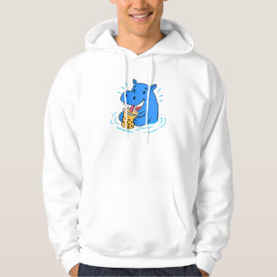 Hippo Boba Hoodie