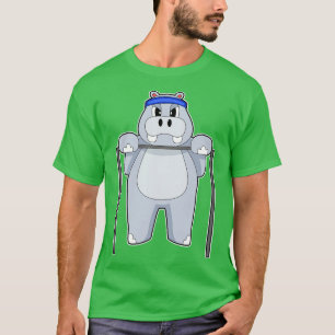 Hippo Bodybuilding Pull ups T-Shirt