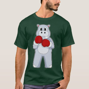 Hippo Boxer Boxing gloves Boxing T-Shirt