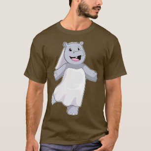 Hippo Bride Veil Wedding T-Shirt