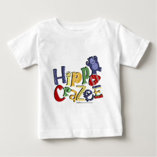 Hippo Crazee (on light colours) Baby T-Shirt