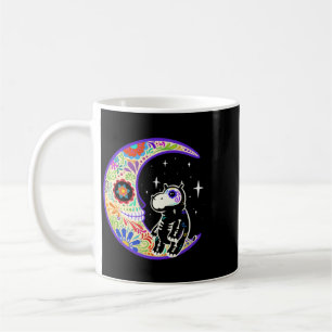 Hippo Dia De Los Muertos Skeleton Sugar Skull Coffee Mug