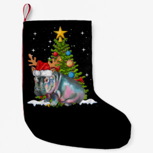 Hippo Fiona Christmas Tree Hippopotamus Small Christmas Stocking