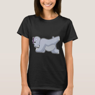 Hippo Fitness Abs Workout Sports T-Shirt