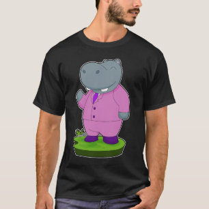 Hippo Groom Suit Wedding T-Shirt