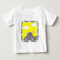 Hippo Happy Baby Tutu Bodysuit
