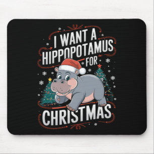 Hippo Holidays A Christmas Wish Mouse Mat