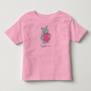 Hippo Hugs Cute Kids Hippopotamus Toddler T-Shirt