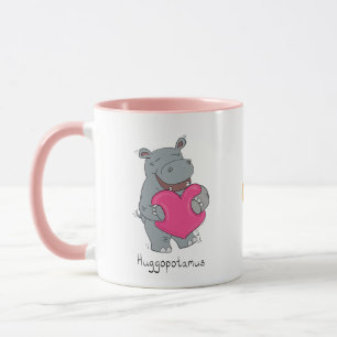 Hippo Hugs Valentine’s Day Coffee or Tea Mug