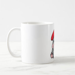 Hippo in a Beret – Cute French Artist Hippo Coffee Mug
