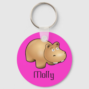Hippo Key Ring