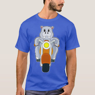 Hippo Motorcycle T-Shirt