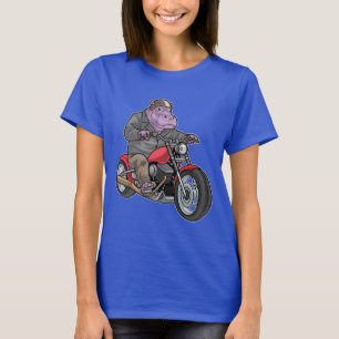 Hippo Motorcycle T-Shirt