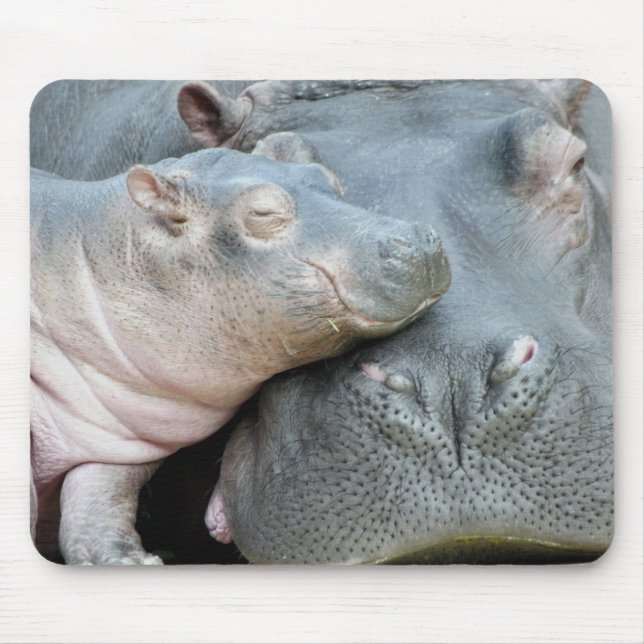 Hippo Mouse Mat (Front)