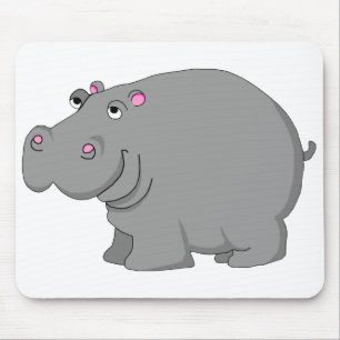 hippo mouse mat