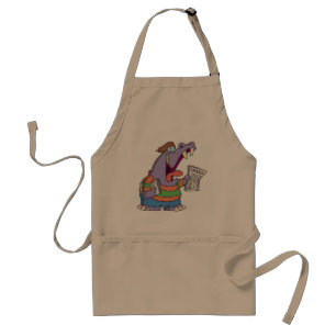 Hippo Newspaper Boy Apron