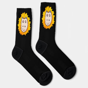 Hippo (or use your own photo) Floral Crew Socks