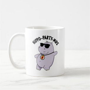Hippo-party-mus Funny Animal Hippo Pun  Coffee Mug