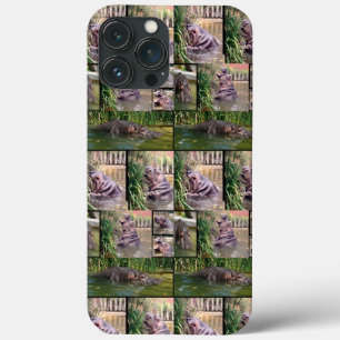 Hippo Photo Collage,   iPhone 13 Pro Max Case