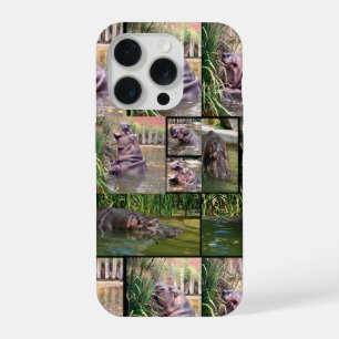 Hippo Photo Collage, iPhone 15 Pro Case
