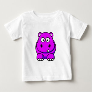 Hippo Pink Baby T-Shirt