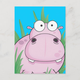 Hippo Postcard