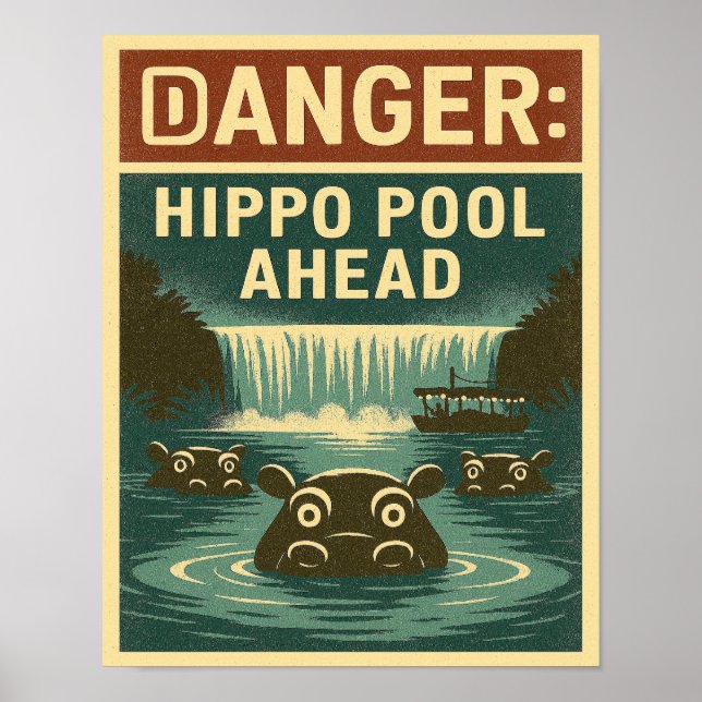 Hippo Poster Theme Park (Front)