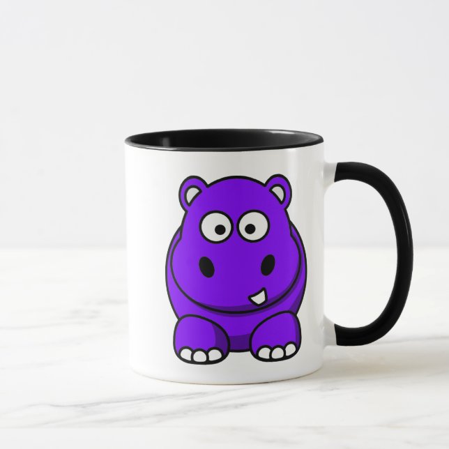 Hippo Purple Mug (Right)
