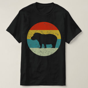 hippo retro vintage silhouette 70s T-Shirt